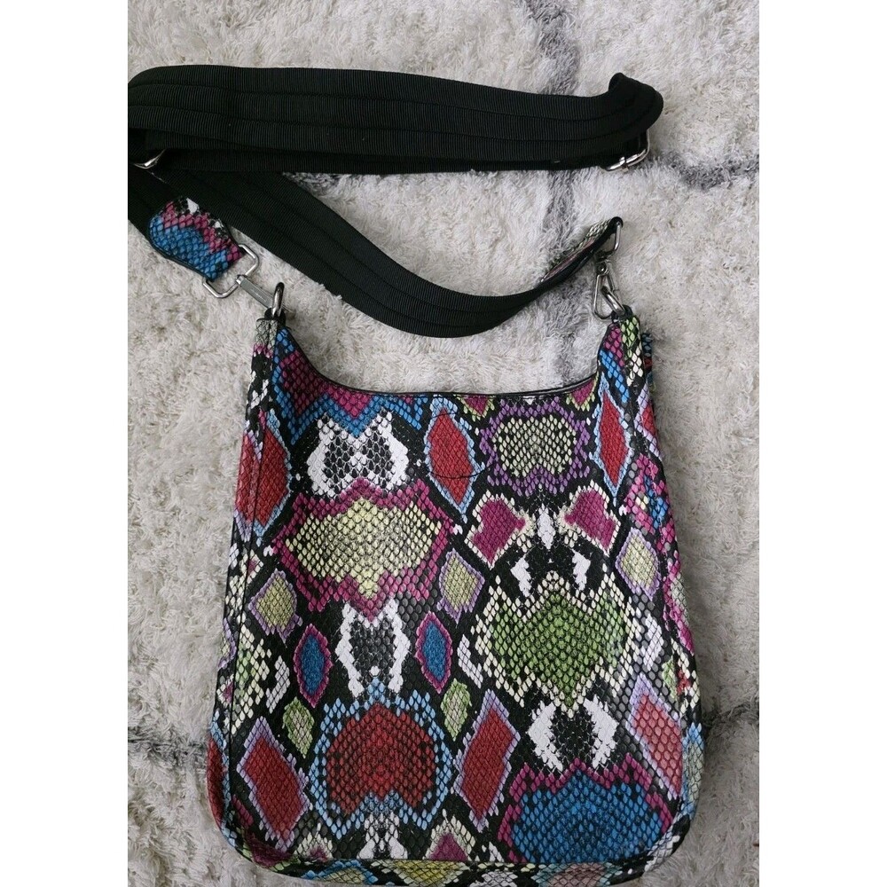 Real Leather Snake Imitation Bright Shoulder/crossbow Bag